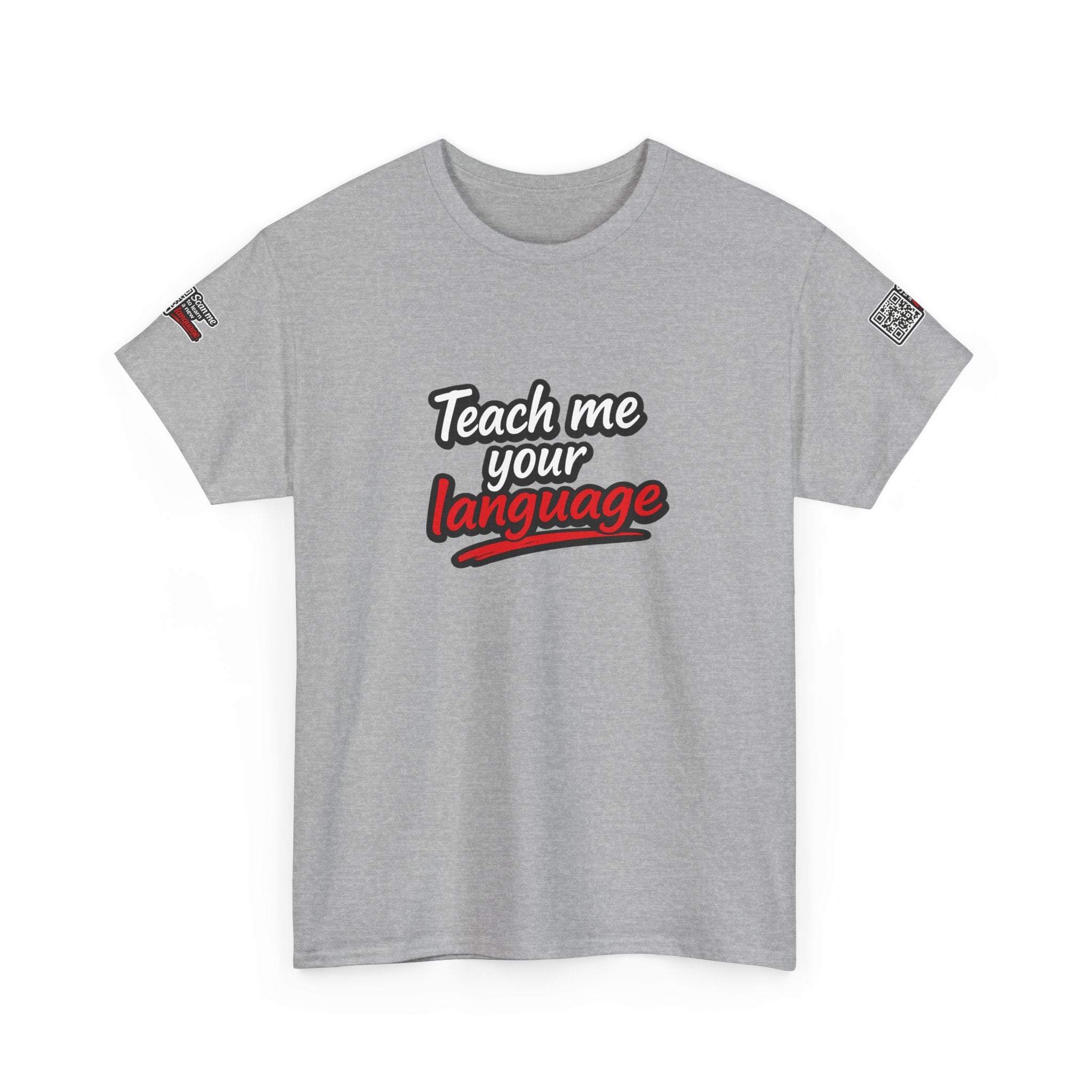 Teach Me Your Language™ – Conversation Starter T-Shirt