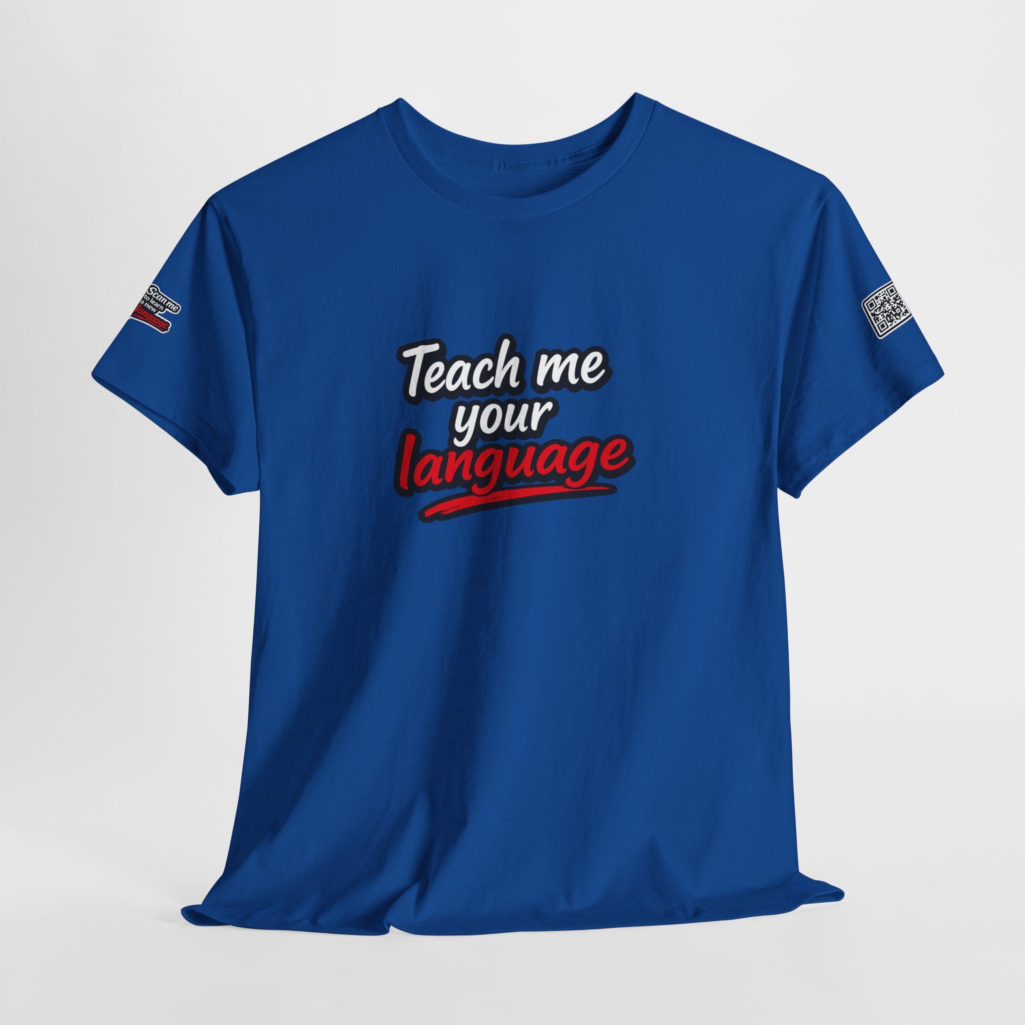 Teach Me Your Language™ – Conversation Starter T-Shirt