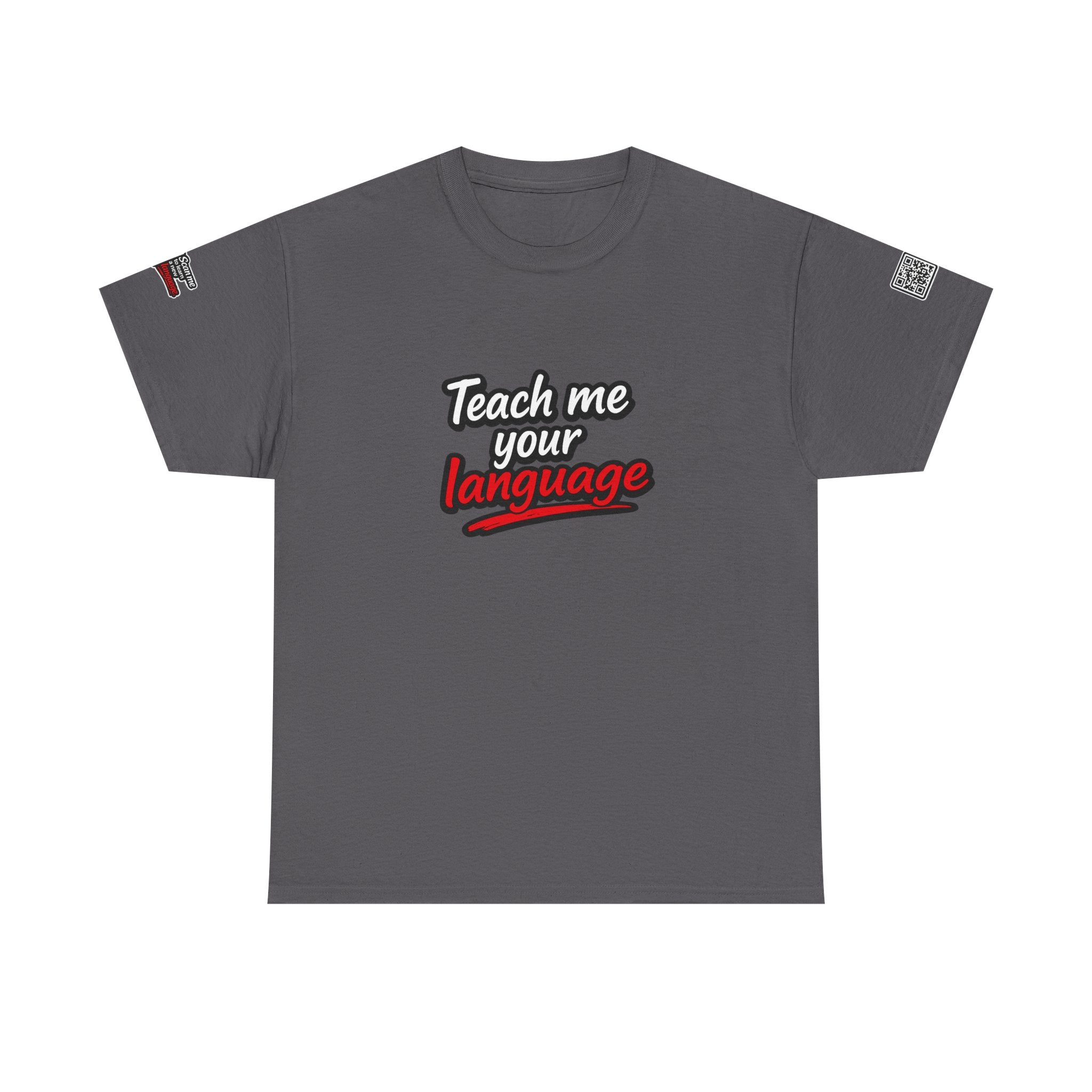Teach Me Your Language™ – Conversation Starter T-Shirt