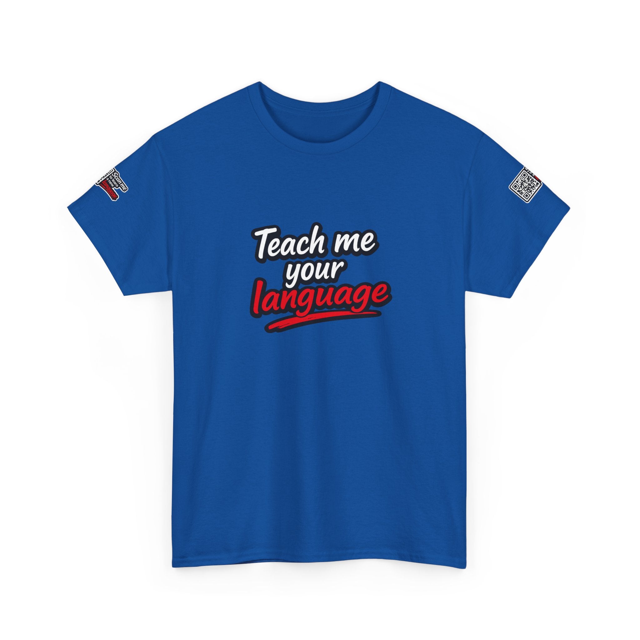 Teach Me Your Language™ – Conversation Starter T-Shirt