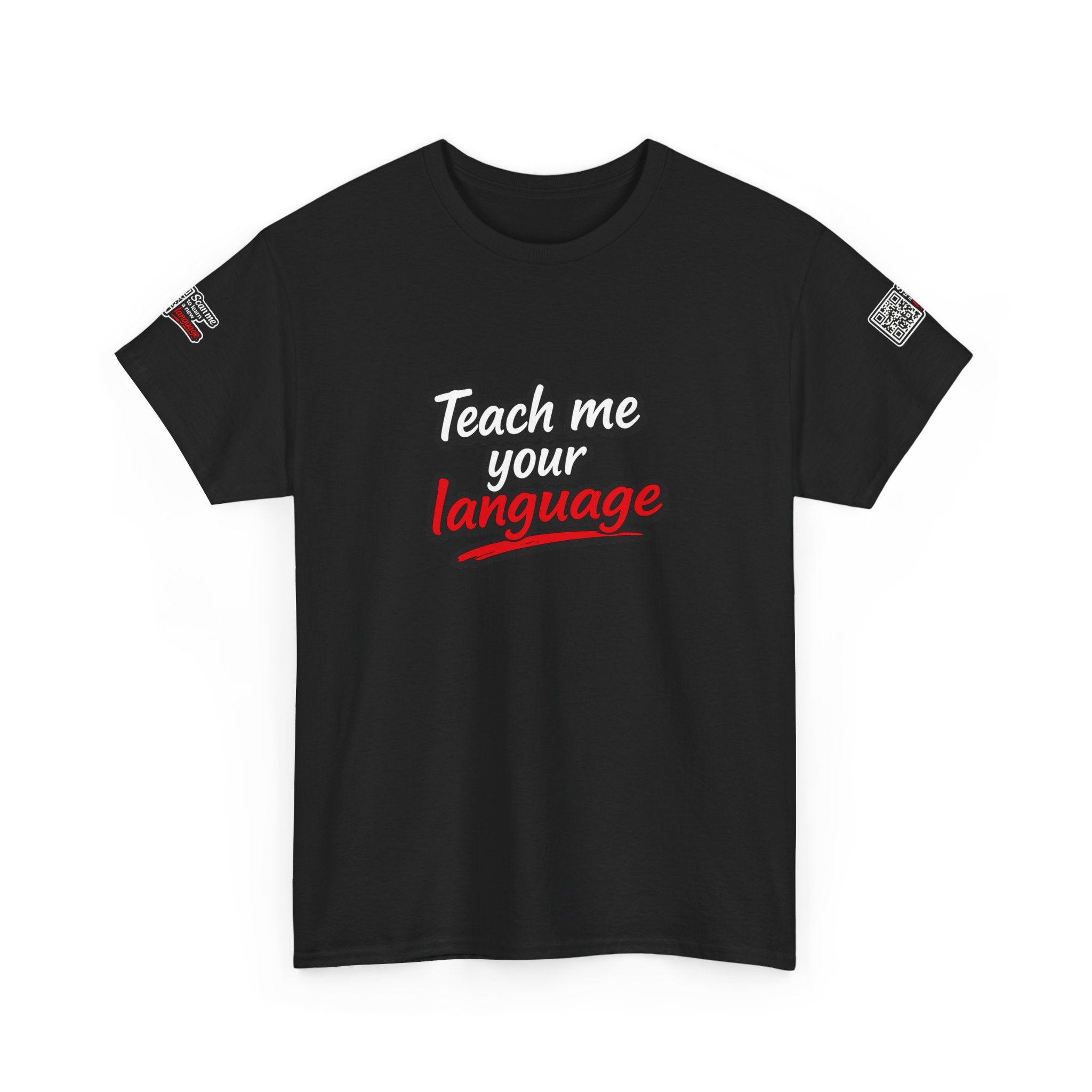 Teach Me Your Language™ – Conversation Starter T-Shirt