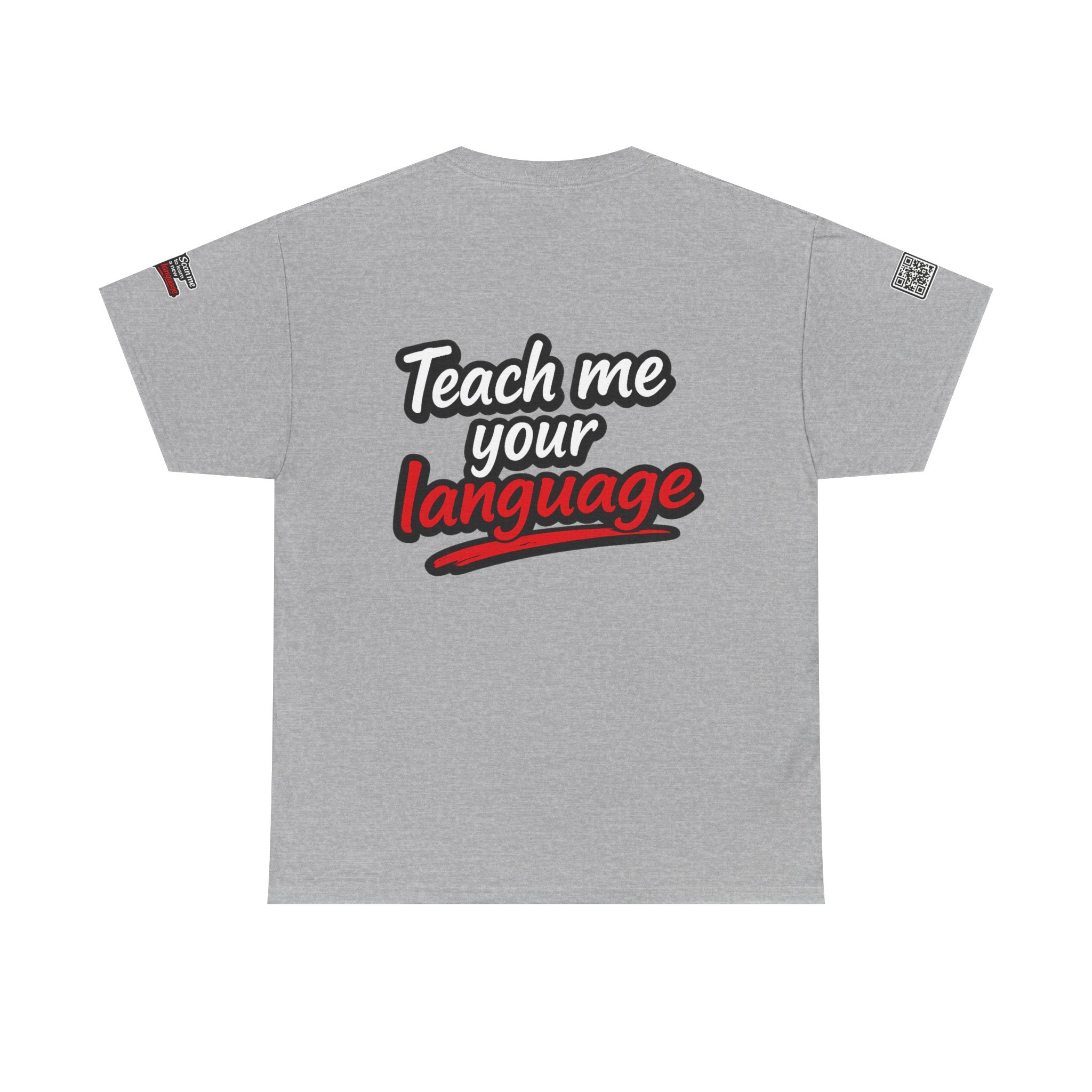 Teach Me Your Language™ – Conversation Starter T-Shirt