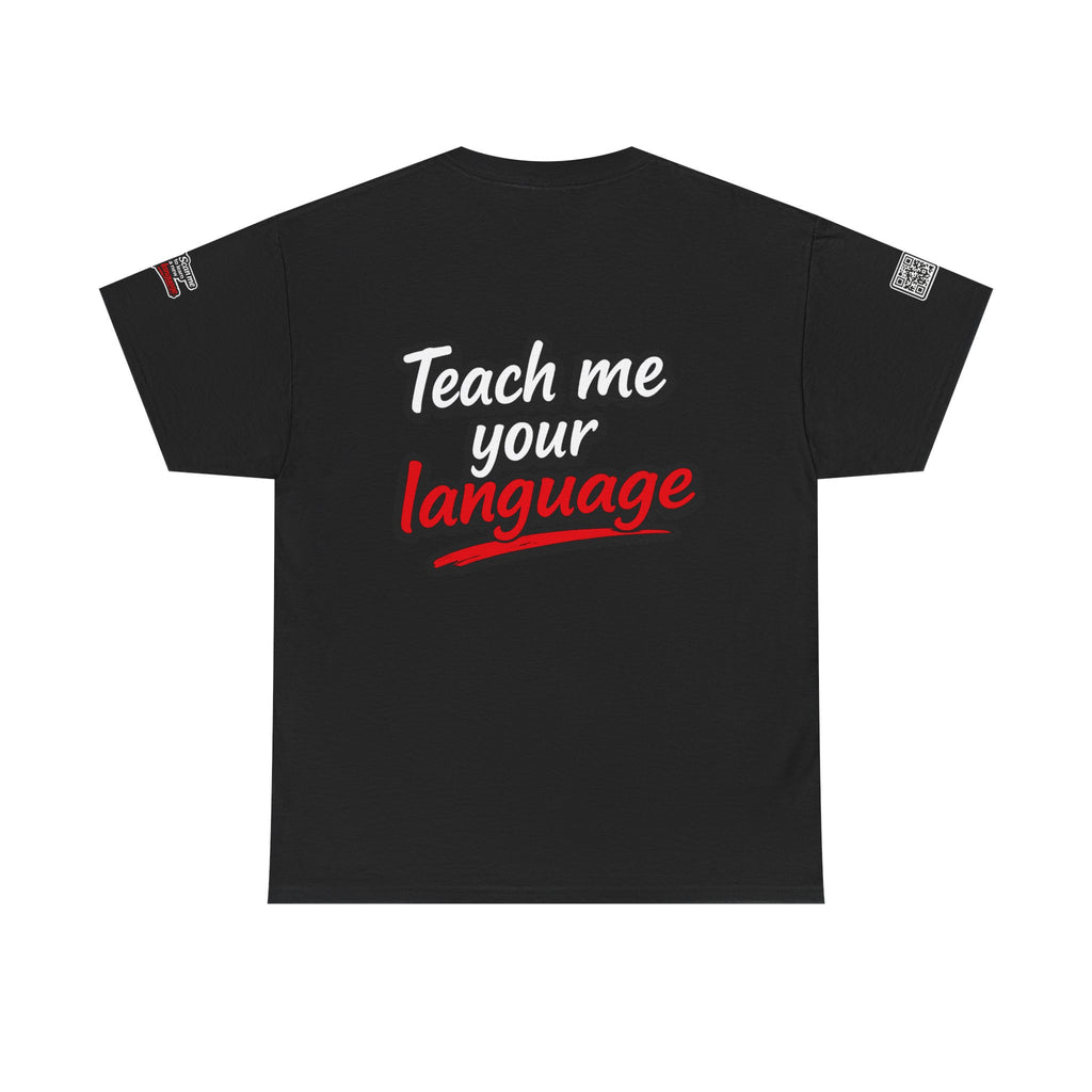 Teach Me Your Language™ – Conversation Starter T-Shirt