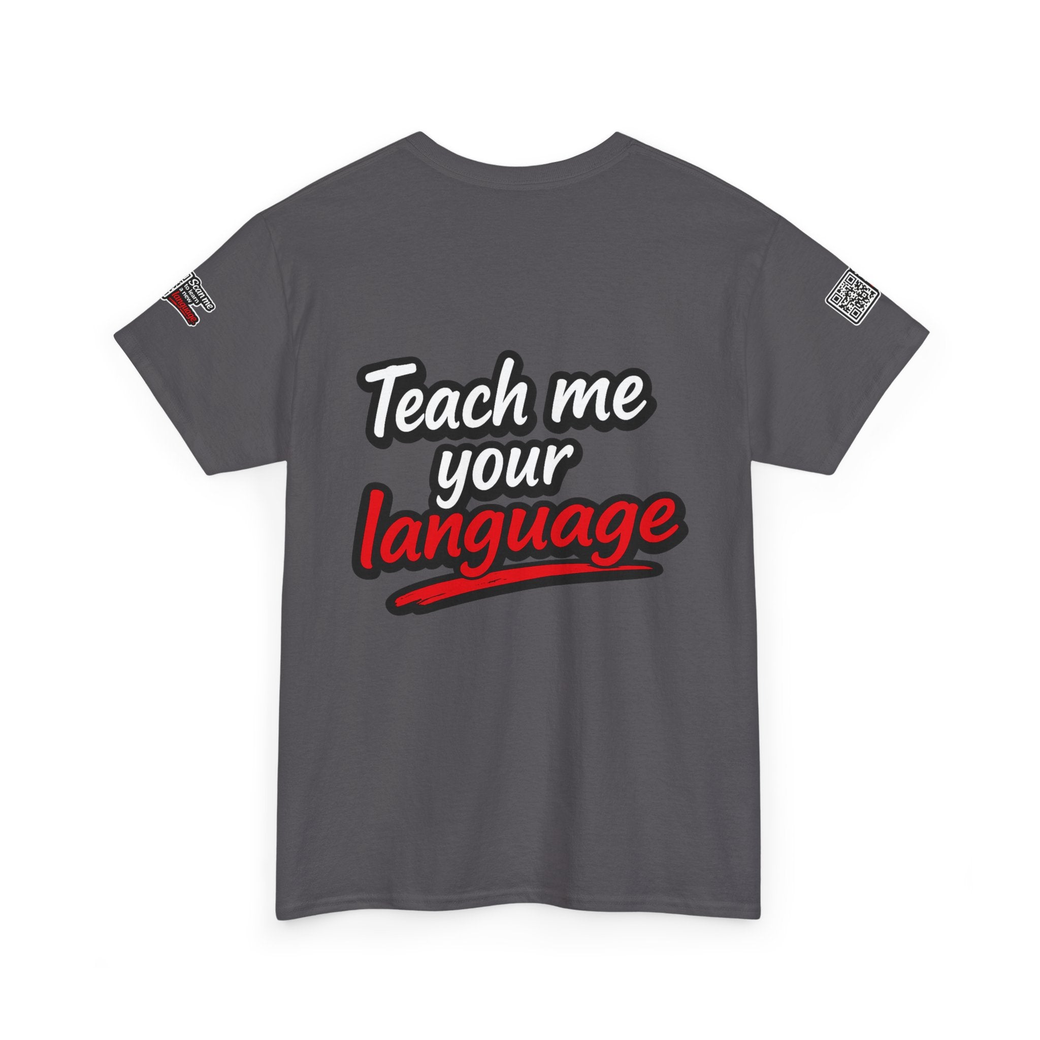 Teach Me Your Language™ – Conversation Starter T-Shirt
